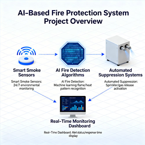 AI-Based Fire Protection System Project  | AI Fire protection