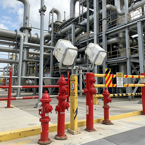 Industrial Fire Fighting and Detection System for Steel Plant