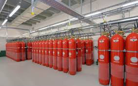 Inert gas fire suppression Systems